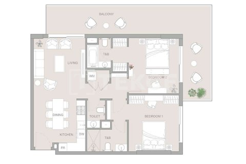 آپارتمان برای فروش در  Jumeirah Village Triangle، Dubai، امارات متحده عربی  48 متر مربع ، شماره 730915 - تصویر 20