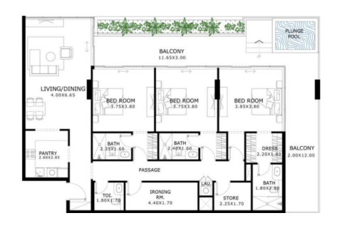 Apartament në Jumeirah Village Circle, Dubai, Emiratet e Bashkuara Arabe 1 dhomë, 37 m2. № 732593 - Foto 7