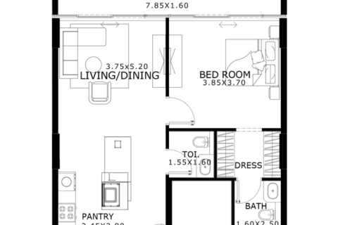 Apartament në Jumeirah Village Circle, Dubai, Emiratet e Bashkuara Arabe 1 dhomë, 37 m2. № 732593 - Foto 5