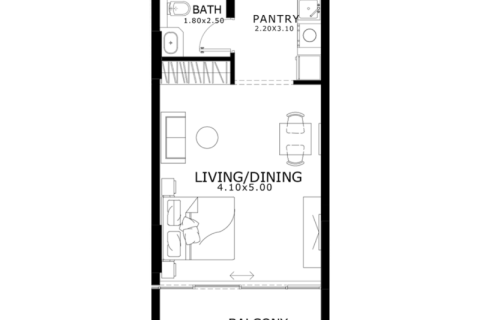Apartament në Jumeirah Village Circle, Dubai, Emiratet e Bashkuara Arabe 1 dhomë, 37 m2. № 732593 - Foto 4