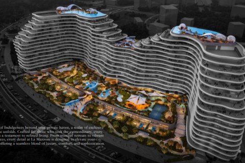Apartament në Ras Al Khaimah, Emiratet e Bashkuara Arabe 1 dhomë gjumi, 77 m2. № 734628
