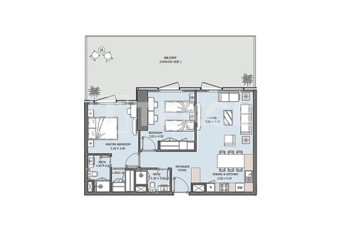 Huoneisto Al Reem Island, Abu Dhabi, Arabiemiraatit 4 makuuhuonetta, 178 m2 № 701827 - kuva 20
