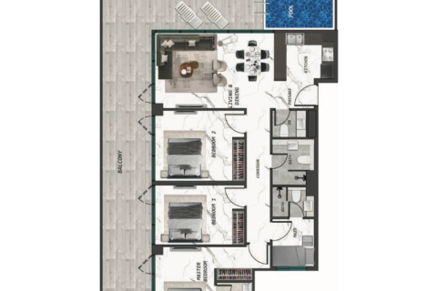 דירה למכירה ב Dubai Land, Dubai, איחוד האמירויות  1 חדר, מספר 732445 - תמונה 6