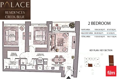 Apartamento para venda em Dubai, EAU 2 quartos, 104.1 m2 № 679832 - foto 10