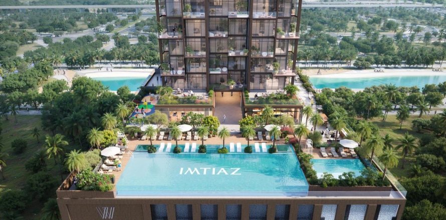 Apartemen di Dubai, UEA 1 kamar tidur, 70 m2 nomor 650531