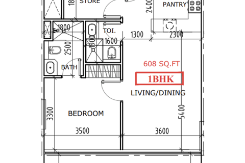 Huoneisto Dubai South (Dubai World Central), Arabiemiraatit 1 huone, 34 m2 № 732369 - kuva 3