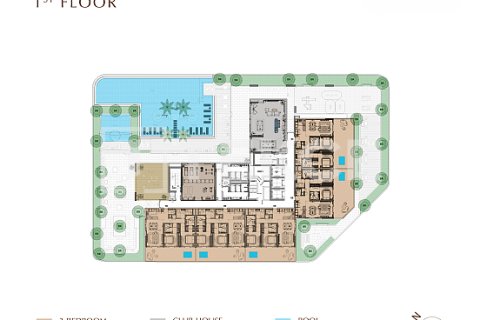 Wohnung zum Verkauf in Dubai, VAE 1 Schlafzimmer, 84 m2 Nr. 659942 - Foto 22