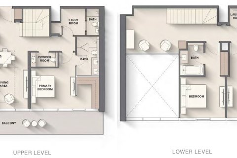 Apartment sa The Highgrove sa Nadd Al Sheba, Dubai, UAE 1 silid-tulugan, 74 sq.m. № 704858 - larawan 22