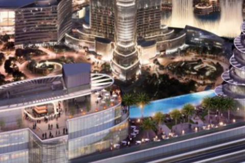 Byt v Downtown Dubai (Downtown Burj Dubai), SAE 1 ložnice, 97 m² Č.: 639407