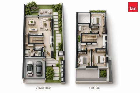 Villa til salgs i Dubai, Emiratene 3 soverom, 369.9 kvm Nr. 766582 - Foto 9