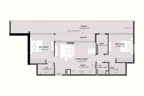 Apartman u Majan, Dubai, UAE 1 spavaća soba, 71 m2 Br. 732603 - fotografija 4