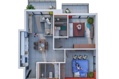 Huoneisto Dubai, Arabiemiraatit 1 huone, 31 m2 № 732607 - kuva 6