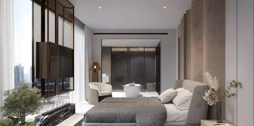 Apartmen di Bond Enclave di Arjan, Dubai, UAE 1 bilik tidur, 122.29 meter persegi № 700355