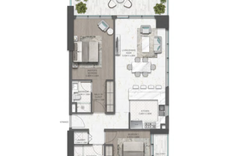 Διαμέρισμα σε DAMAC Hills (Akoya by DAMAC), Dubai, ΗΑΕ 1 υπνοδωμάτιο Αρ. 690179 - φωτογραφία 7