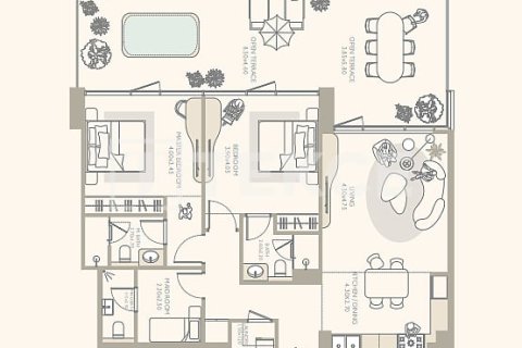 Leilighet til salgs i Dubai, Emiratene 1 soverom, 75 kvm Nr. 700494 - Foto 19