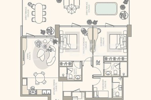 Leilighet til salgs i Dubai, Emiratene 1 soverom, 75 kvm Nr. 700494 - Foto 17