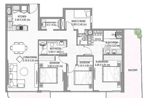 Διαμέρισμα σε Dubai, ΗΑΕ 3 υπνοδωμάτια, 312 τ.μ. Αρ. 700504 - φωτογραφία 16