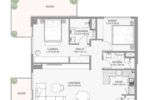 Διαμέρισμα σε Dubai, ΗΑΕ 3 υπνοδωμάτια, 312 τ.μ. Αρ. 700504 - φωτογραφία 15