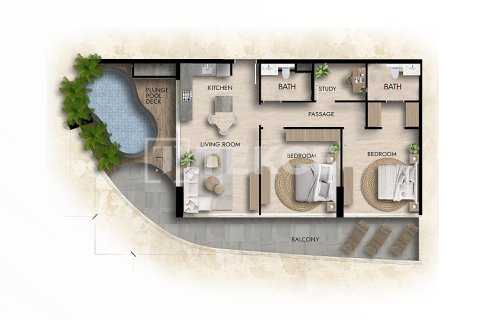 Arjan, Dubai, UAE의 판매용 아파트 42제곱미터 번호 730844 - 사진 23
