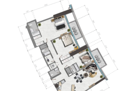 Business Bay, Dubai, BAE’de satılık daire 1 yatak odası, 72 m&sup2; No 689874 - fotoğraf 7
