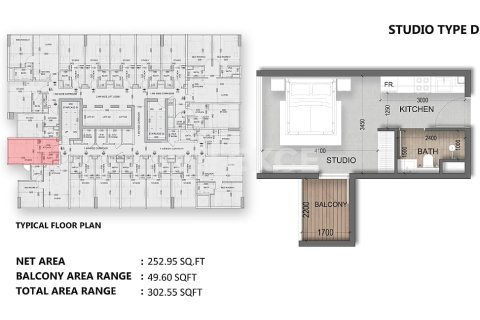 Wohnung zum Verkauf in Dubai Land, Dubai, VAE 1 Schlafzimmer, 49 m2 Nr. 766227 - Foto 20
