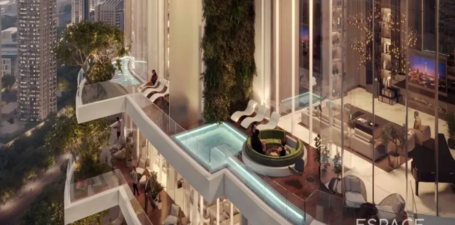 Lakás a CANAL HEIGHTS lakóparkban itt: Business Bay, Dubai, EAE, 2 hálószoba, 126 m², azonosító: 650337