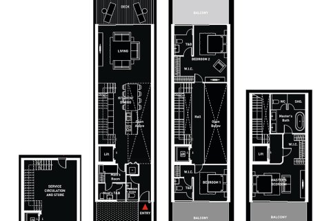 Adosado en venta en Abu Dhabi, EAU 3 dormitorios, 368 m2 № 689693 - foto 6