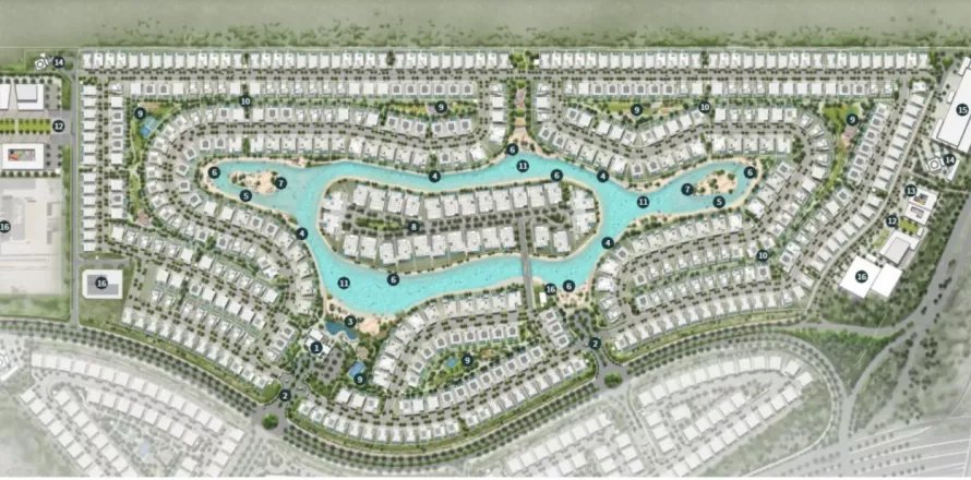 Villa i Jumeirah Village Circle, Dubai, Emiratene 4 soverom, 618 kvm nr. 639418