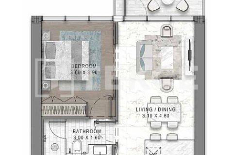 Huoneisto DAMAC Hills (Akoya by DAMAC), Dubai, Arabiemiraatit 2 makuuhuonetta, 99 m2 № 758491 - kuva 26