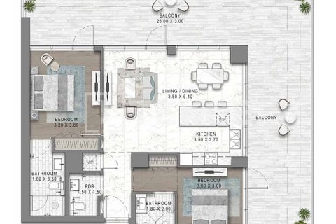 DAMAC Hills (Akoya by DAMAC), Dubai, संयुक्त अरब अमीरात में अपार्टमेंट, 1 बेडरूम, 65 वर्ग मीटर, संख्या 758490 - फ़ोटो 19