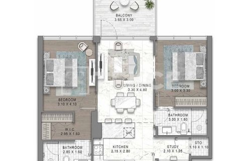 DAMAC Hills (Akoya by DAMAC), Dubai, संयुक्त अरब अमीरात में अपार्टमेंट, 1 बेडरूम, 65 वर्ग मीटर, संख्या 758490 - फ़ोटो 20