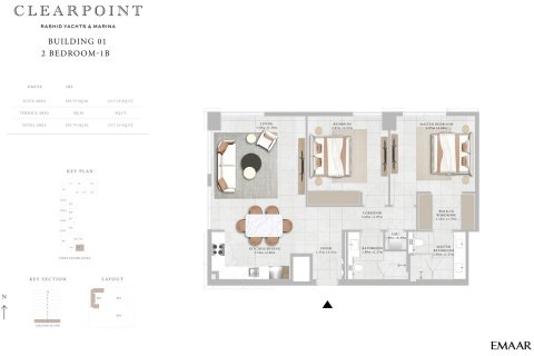 Lägenhet till försäljning i Dubai, UAE 1 sovrum, 75 kvm Nr. 704950 - fotografi 8
