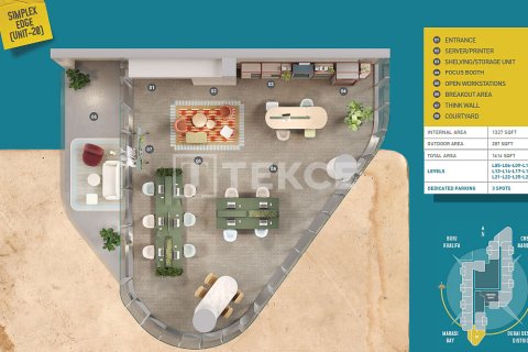 Office in Business Bay, Dubai, UAE 2 bedrooms, 219 sq.m. № 699457 - photo 28