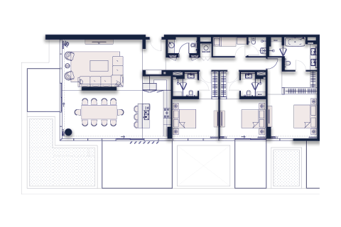 Apartman u Dubai, UAE 1 spavaća soba Br. 689694 - fotografija 9