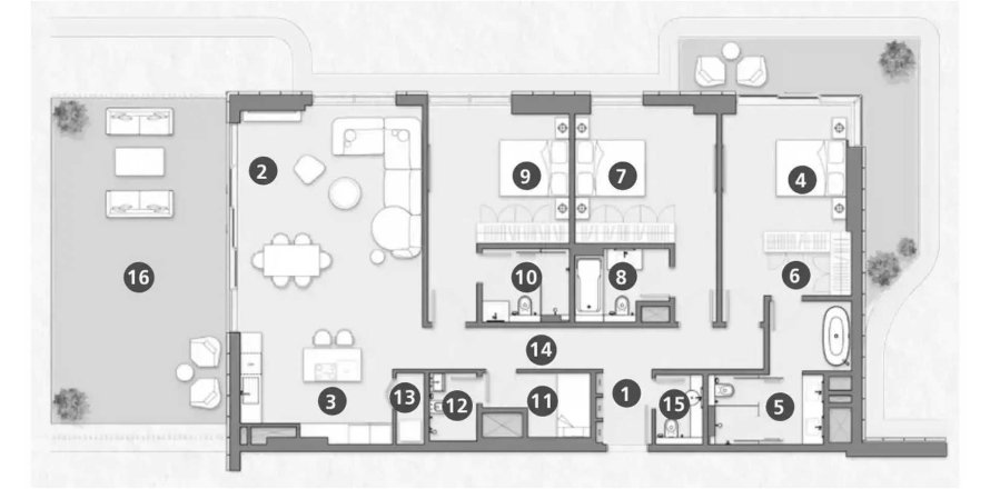 Apartman u Muheira Maysan u gradu Al Reem Island, Abu Dhabi, UAE 3 spavaće sobe, 239.88 m2 Br. 734538
