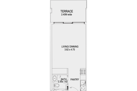 Apartament në Al Satwa, Dubai, Emiratet e Bashkuara Arabe 1 dhomë, 36 m2. № 732496 - Foto 11