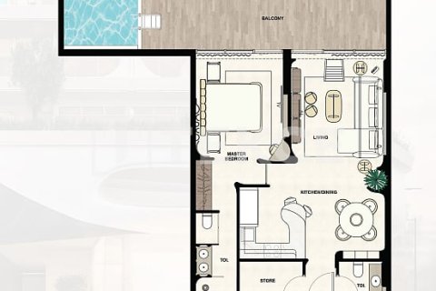 Wohnung zum Verkauf in Dubai, VAE 2 Schlafzimmer, 128 m2 Nr. 706427 - Foto 17