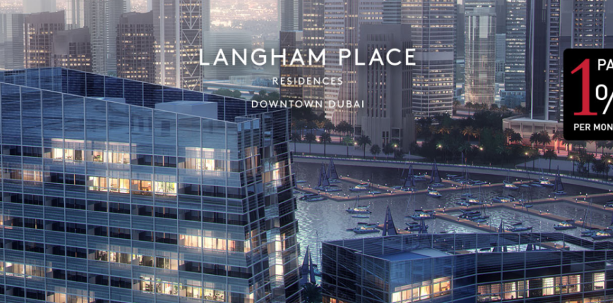Apartment i Downtown Dubai (Downtown Burj Dubai), Dubai, UAE 1 soveværelse, 43 kvm № 708644