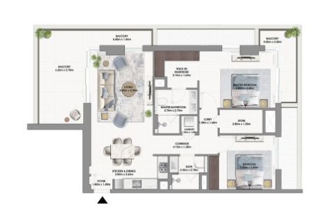 Appartement à vendre à  Dubai South (Dubai World Central), Dubai, EAU 1 chambre, 70 m2 № 728492 - photo 12