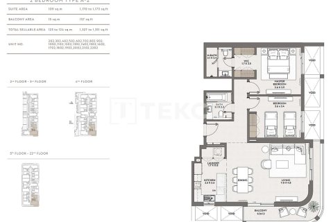 Dzīvoklis Jumeirah Village Circle, Dubaijā, AAE 3 istabas, 163 m2 Nr. 715518 - attēls 22