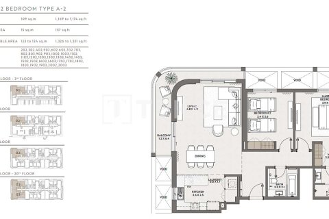 Dzīvoklis Jumeirah Village Circle, Dubaijā, AAE 3 istabas, 163 m2 Nr. 715518 - attēls 23