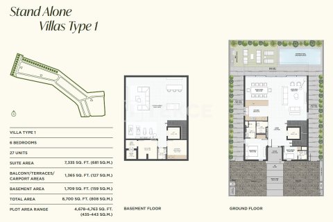 Villa en venta en Jumeirah Golf Estates, Dubai, EAU 6 dormitorios, 751 m2 № 715519 - foto 18