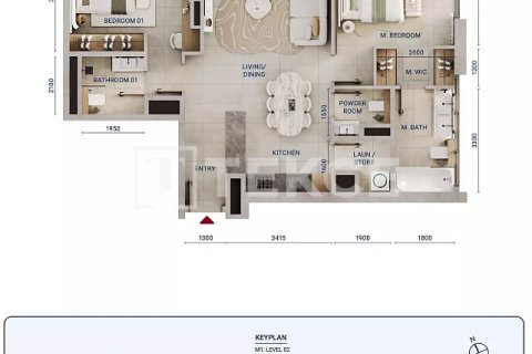 Apartament de vânzare în Dubai, EAU 3 dormitoare, 154 mp.  №715520 - poză 16