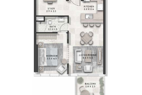 Apartment in DAMAC Hills (Akoya by DAMAC), Dubai, UAE 1 bedroom № 690201 - photo 7