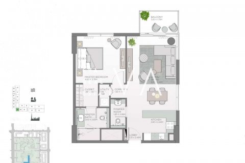 Apartment in Jumeirah, Dubai, UAE 1 bedroom, 76.18 sq.m. № 637782 - photo 10