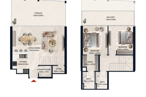 Apartament na sprzedaż w Jumeirah Village Circle, Dubai, ZEA 1 pokój, 36 mkw., nr 732670 - zdjęcie 8