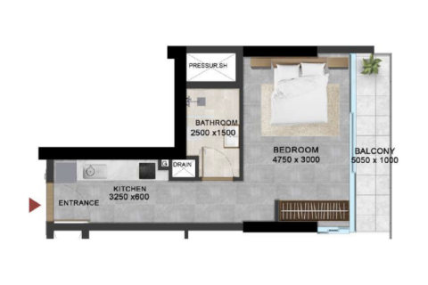 Apartment sa Jumeirah Village Circle, Dubai, UAE 1 silid, 31 sq.m. № 732669 - larawan 5