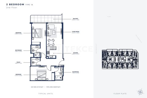 Apartment sa Dubai, UAE 1 silid-tulugan, 68 sq.m. № 686706 - larawan 26