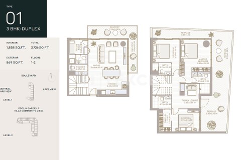 Byt v Dubai, SAE 1 pokoj, 41 m² Č.: 730868 - fotografie 22