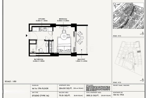 Jebel Ali, Dubai, UAE의 판매용 아파트 56제곱미터 번호 730865 - 사진 20